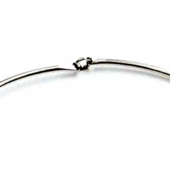 Silver Plated Infinity Pendants Chocker Necklace - Picture 7 of 7